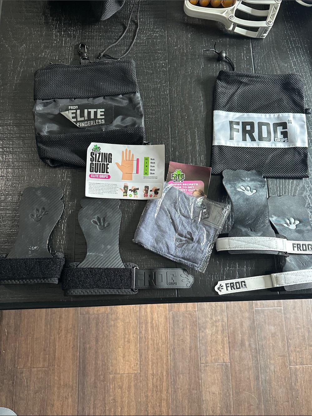 X2 pairs of Frog Grips w/ accessories
